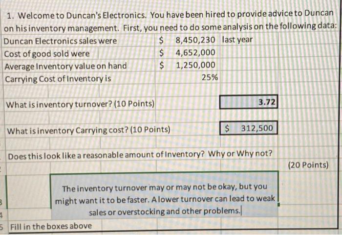 Answer question 2) in complete sentences: 2)What