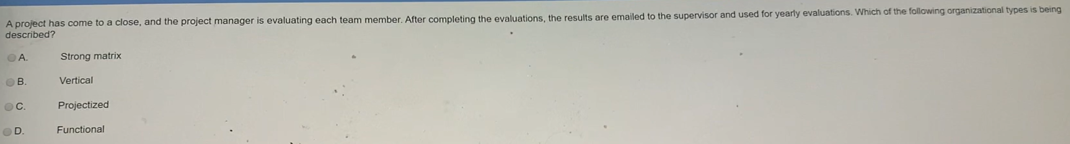 A project has come to a close, and the project