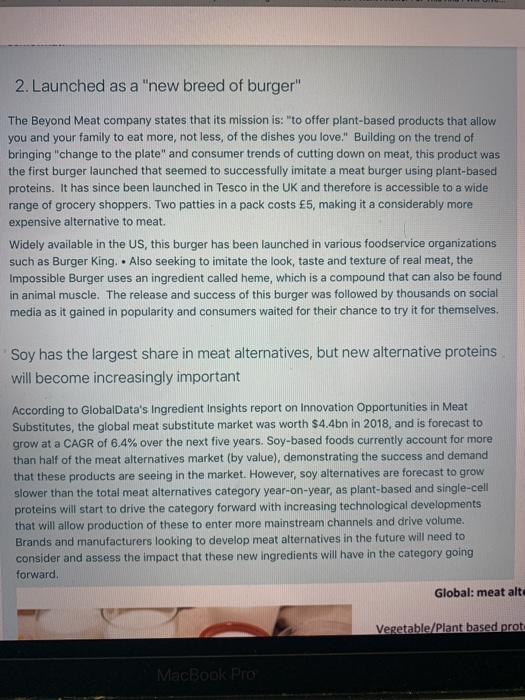 1. The No Bull vegan burger quickly became the