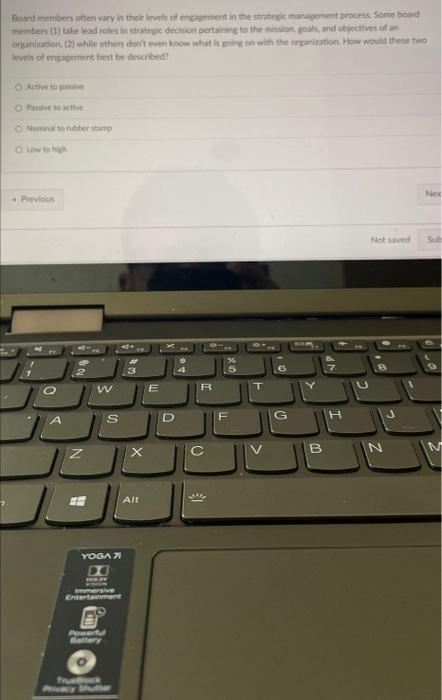 Board members often vary in their levels of