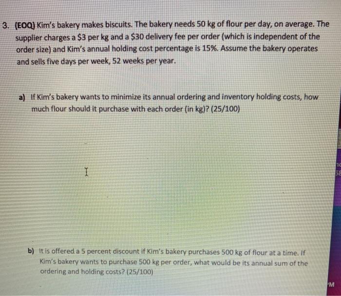 (Inventory Management) An online cell phone