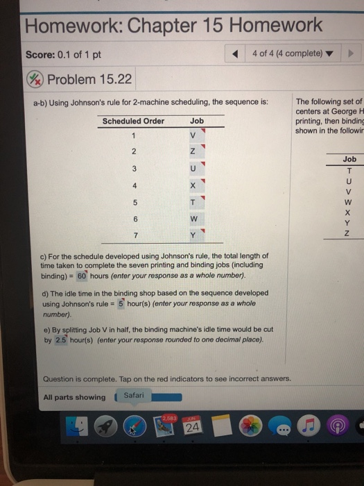 nplete) Question Help o The following set of