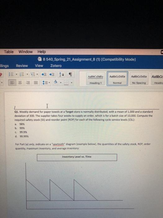 Is Table A Window Help 8 540_Spring 21