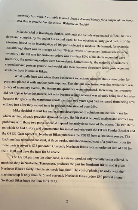 Northcutt Bikes: The Service Department