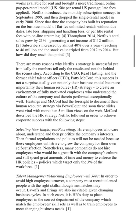 Human Resource subject HRM (group project case