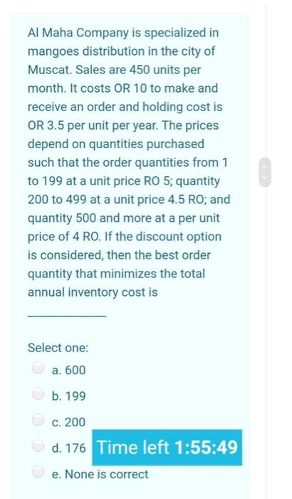 Al Maha Company is specialized in mangoes