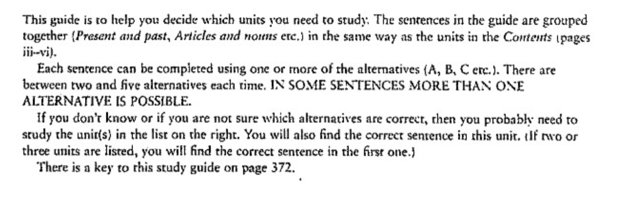This guide is to help you decide which units you
