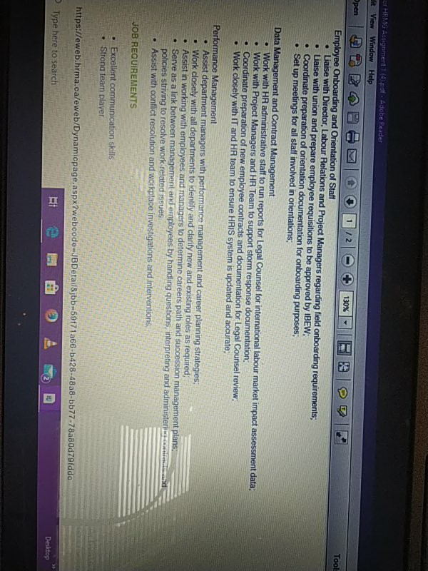 read this criteria and establishing expectations