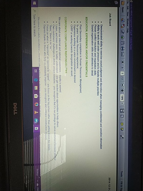 read this criteria and establishing expectations
