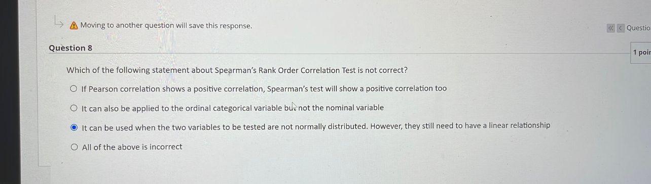 A Moving to another question will save this