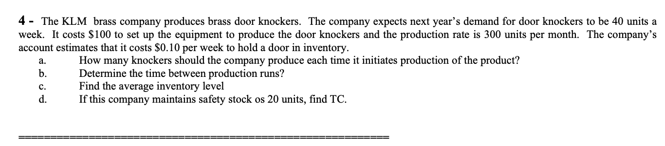 SHOW ALL WORK PLEASE 4 - The KLM brass company
