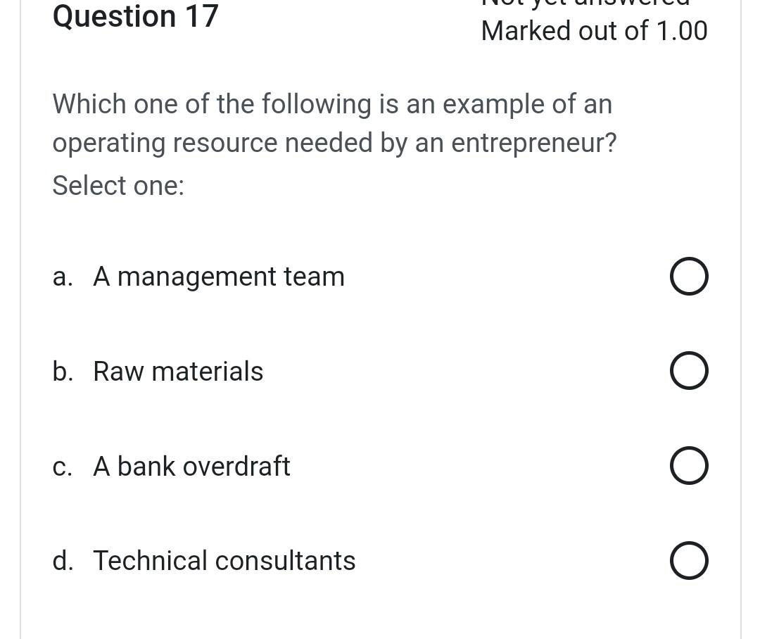 Question 16 Marked out of 1.00 A major law firm