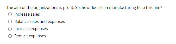 The aim of the organizations is profit. So, how