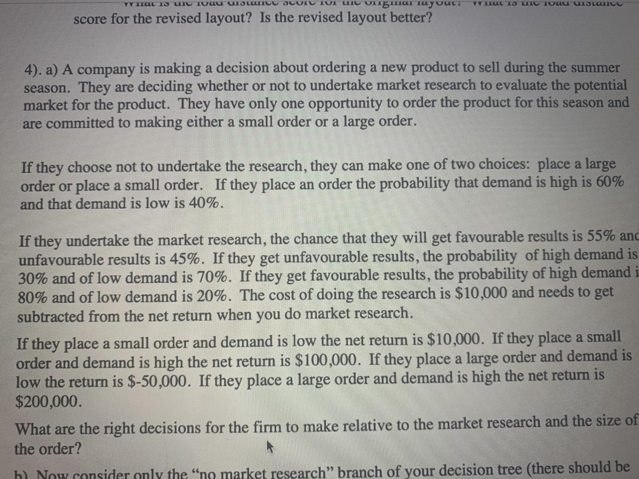 Questions to answer: 1.a) If they do not do