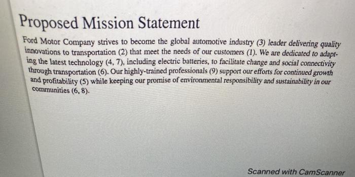 Evaluate the extent that the proposed mission