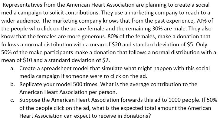 Representatives from the American Heart