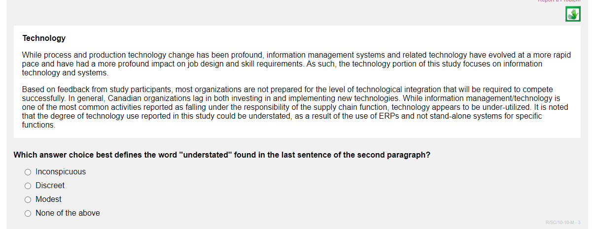 Technology While process and production