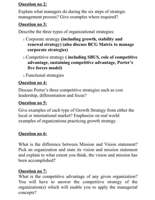 answer with best suited examples with no