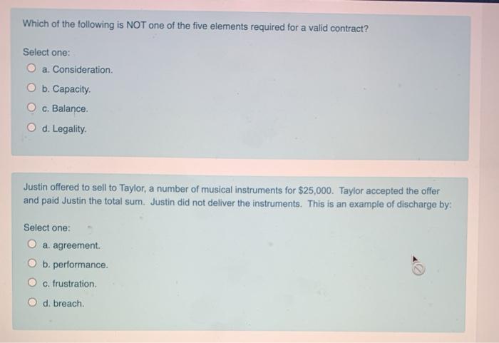 Which of the following is NOT one of the five