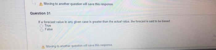 A Moving to another question will save this