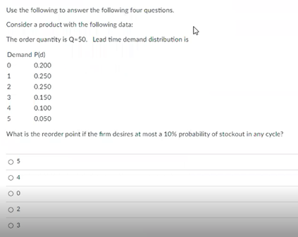 all following questions are based off first