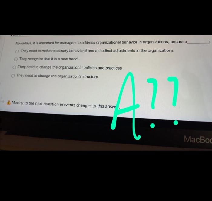 Nowadays , it is important for managers to