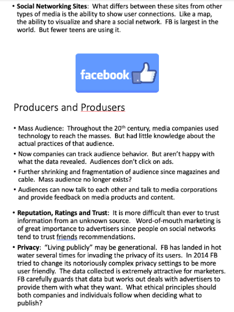 According to the Lecture, why do social networks