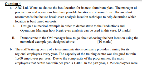 N.B. DO NOT answer this question unless you work