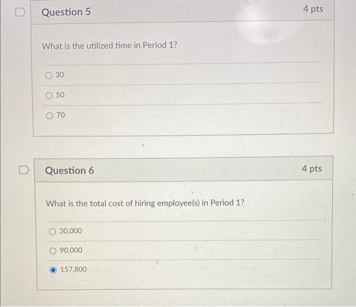 Q5 and Q6 Kyle wants to develop a staffing plan