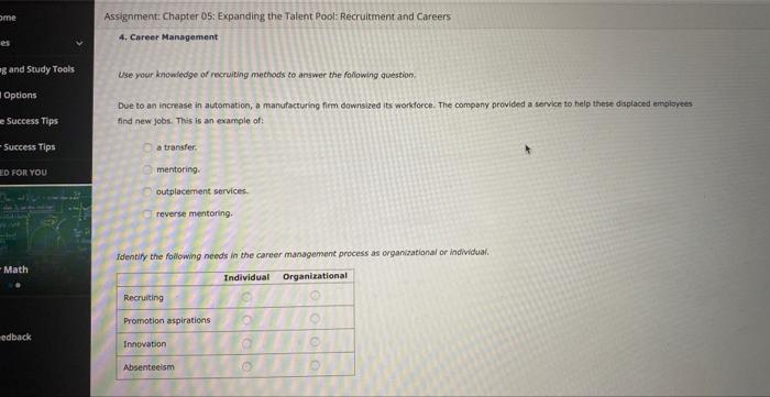 Assignment: Chapter 05: Expanding the Talent