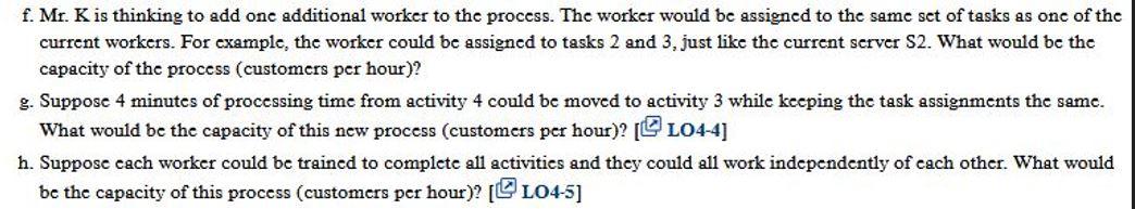 Please solve all parts and show work: 4. Mr. K's