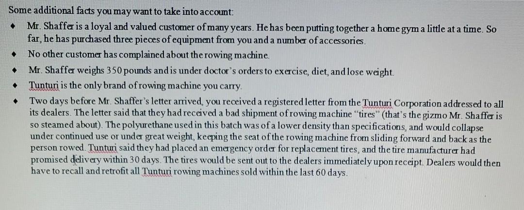 please help Part IV. Response Letter (3 pts) You