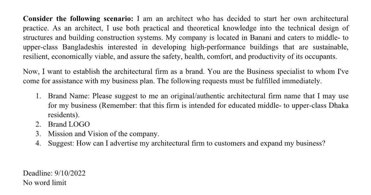 Consider the following scenario: I am an