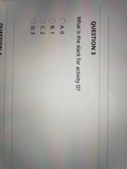 Use the following AON project diagram for the