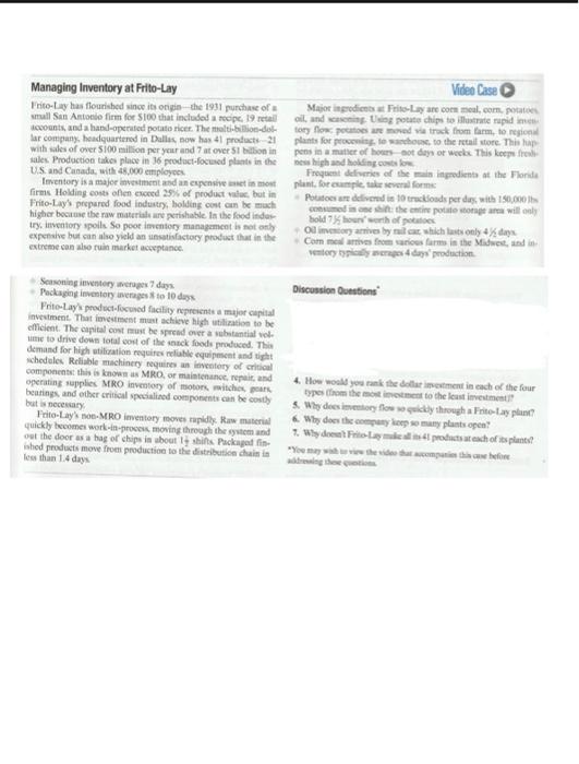 Ieventory is a major alestmett and an espensive