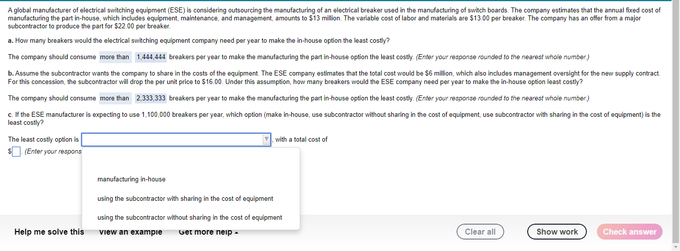 A global manufacturer of electrical switching