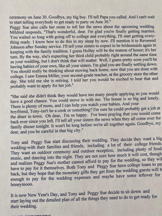 a. using the responsibility assignments and the