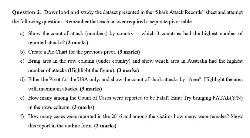Question 2: Download and study the dataset