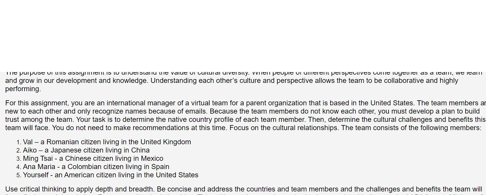 We purpose Wis assigmeNUTS wo understand we value