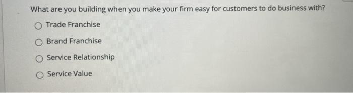 What are you building when you make your firm