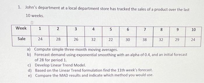 please do not use excel while solving. thank you