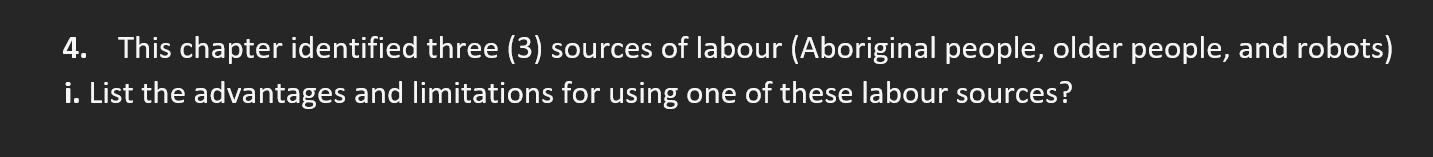 human resource planning. 4. This chapter
