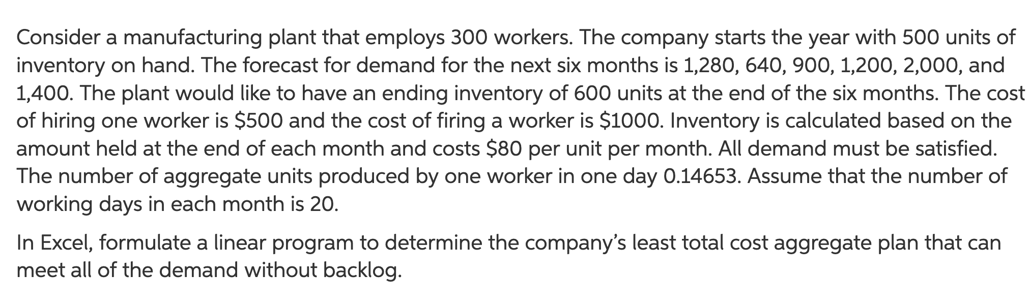 Please include: Decision Variables Objective