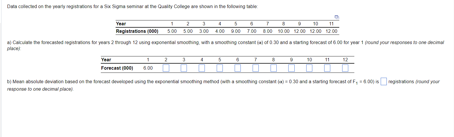 please help me with this asap b) Mean absolute