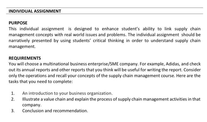 You will choose a multinational business