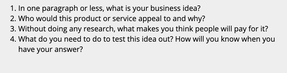 1. In one paragraph or less, what is your