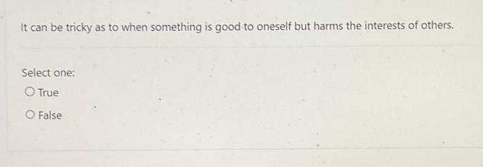 It can be tricky as to when something is good to