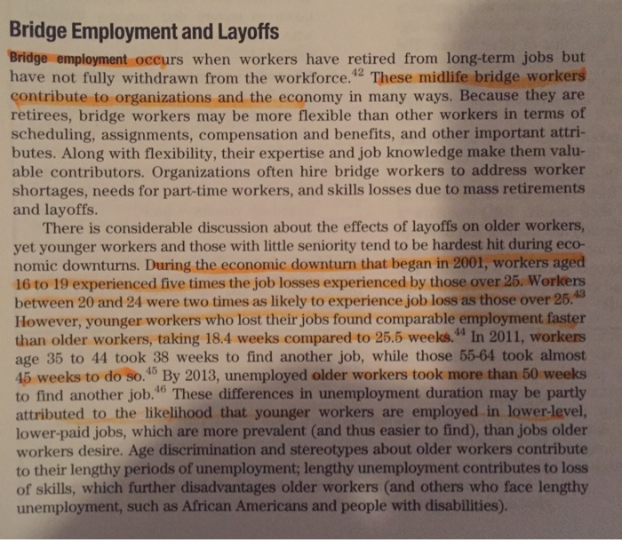 how does bridge employment benefical for