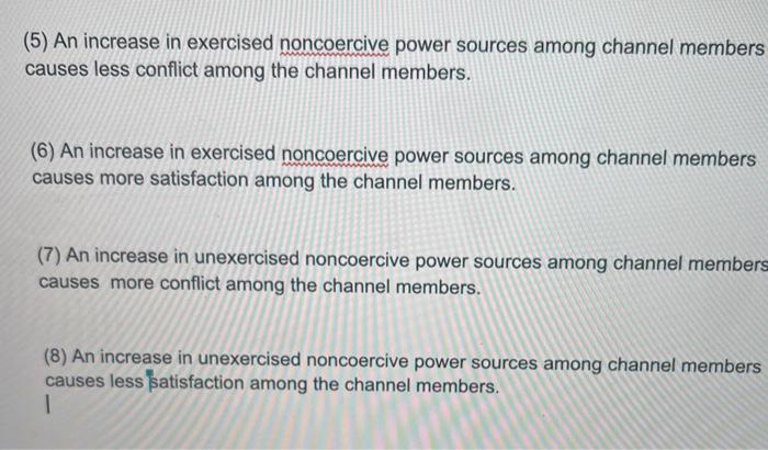 how to explain these.. please! (5) An increase in