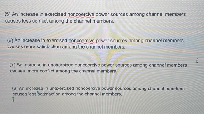 how to explain these.. please! (5) An increase in